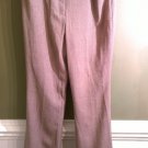 Women's Brown Worthington Trouser Leg Modern Fit Dress Pants Sz: 10T TALL $44
