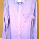 Stafford Easy Care Broadcloth Blue DRESS SHIRT Regular Fit Men's Size 15 34-35