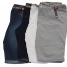 NEW Gloria Vanderbilt MARNIE Belted Capri Stretch "Skimmer" Denim Jeans