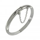 925 Sterling Silver Italian Fancy Vintage Round Circle Baby Bangle Bracelet