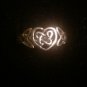 925 Sterling Silver Celtic Heart Shaped Endless Twisted Pagan Love Knot Ring - 8