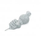 925 Sterling Silver Micro Pave Cubic Zirconia Microphone Mic Mike Charm Pendant