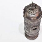 Tibetan Copper Cylinder Shape Incense Burner & Candle Holder with Vajra