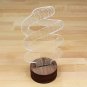 3D Spiralism Night Lamp 3D Wood Mood Lamp Bulbing Light Office & Home Decor