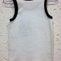 80-150cm authentic quality Seamless Baby's Top Vest Child's T-Shirt Kid's Boy's white Clothes