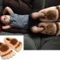Unisex Savage Hairy Hobbit Feet Big Feet Funny Slippers Warm Home Couples Slippers