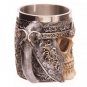 Collectibles 3D Skull Viking Beer Mug Scary Cool Resin Stainless Steel Cups Home Office Decor gift