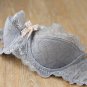 4 Colors Women's lace see-through Push up Bra Sets lingeries 32 34 36 38 40 42 ABCD