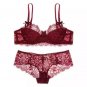 4 Colors Women's lace see-through Push up Bra Sets lingeries 32 34 36 38 40 42 ABCD