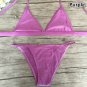 7 Colors Women's bikini set swimwear bra+panties beachwear S M L without padding