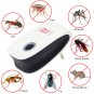 2pcs Electronic Ultrasonic Anti Mosquito Insect Repeller Rat Mouse Cockroach Pest Reject Repellent