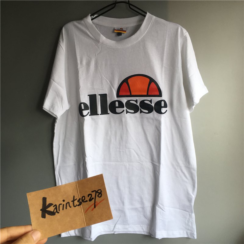 Unisex white tee u3ellesse top