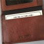 Card holder in brown mini wallet monocommeca worldwide free shipping