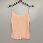 Women's casual linen halter top tank top vest pink sweater knitted worldwide Free shipping