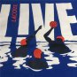 Men's casual short sleeve la coste tops vintage sport tank blue size L Free shipping