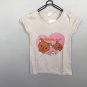 4pc/lot Kids short sleeve for children baby girls cotton Size L free shipping