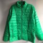 Unisex casual down jacket coat outwear green vintage clothing Free shipping