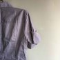 New women's sexy deep-V striped knee-length Karenmillen Pro OL-style dress party clothes Size 4