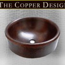 Round Copper Vessel Sink Apron Sink