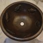 Copper Round Sink With Frog Design