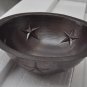 Round Copper Sink With Star Design