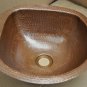 Round Copper Sink With triangle design