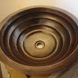 Round Copper Sink With Wiring Design