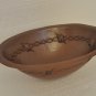 Oval Copper Sink With Barb Wire Design