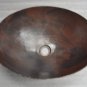 Oval Copper Vessel Sink Board Design