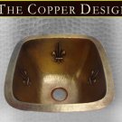 Square Copper Bar & Prep Sink With any Design