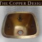 Square Copper Bar & Prep Sink With any Design