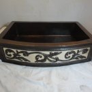 Copper Round Apron Kitchen Sink With Apron Plate Design