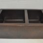 Copper Farmhouse Kitchen Sink 60/40