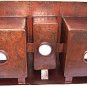 Copper Farmhouse Kitchen Sink triple bowl