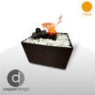 Ecologic Square Copper Fireplace