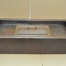 Ecologic Rectangular Copper Fireplace