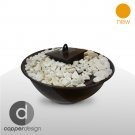 Ecologic Round Copper Fireplace