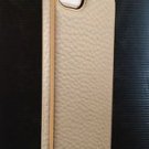 ADOPTED Leather Wrap Case iPhone 5 5s White w/ gold trim (NIB)