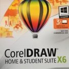 Corel DRAW Home & Student Suite X6 New and Factory Sealed 3 User