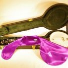 PURPLE "AxeShield HD" Satin Protection Shroud ATTACHES To 5 String Banjo Case