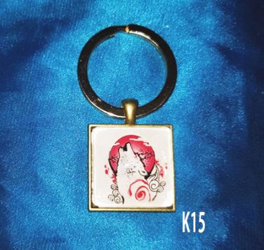 kitsune keychain
