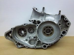 1990 Suzuki RM250 left side engine crankcase crank case 90 RM 250