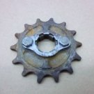 1978 Honda CR250 14 tooth front sprocket with mounting hardware 78 CR 250