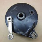 1980 Kawasaki KDX250 rear brake plate panel hub with pads 80 KDX 250