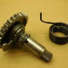 2001 Kawasaki KX100 Kickstarter gear assembly components 01 KX 100