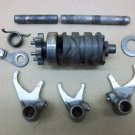 1983 Yamaha YZ125 gear shift shifter drum cam and forks fork assembly 83 YZ 125