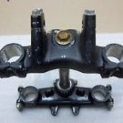 1977 Yamaha YZ125 triple tree trees bar clamp clamps steering crown  YZ 125
