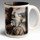 Smoky Mountains Gift 16 Oz Stoneware Coffee Mug with Decorative Box