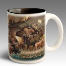Moose Gift 15 Oz Stoneware Coffee Mug with Decorative Box