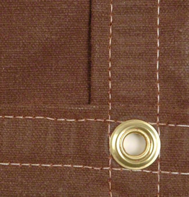 My Tarps Direct 20x30 Brown Canvas Tarps 12Oz 20' x 30'